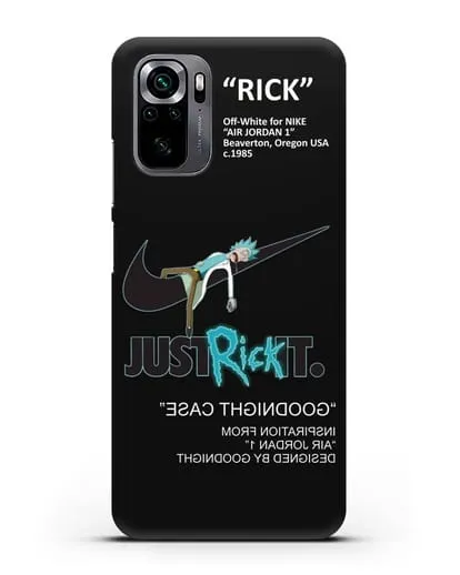 Чехол с принтом Just Rick it силиконовый для Xiaomi Poco M5s