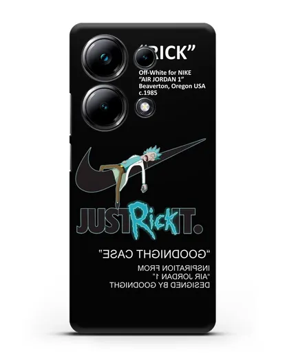 Чехол с принтом Just Rick it силиконовый для Xiaomi Poco M6 Pro