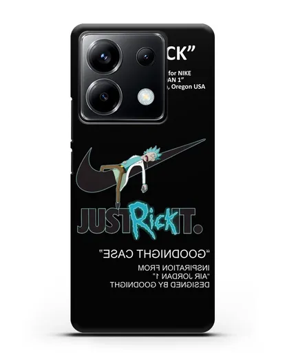 Чехол с принтом Just Rick it силиконовый для Xiaomi Poco X6