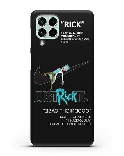 Чехол с принтом Just Rick it силиконовый для Samsung Galaxy M53 [SM-M536]