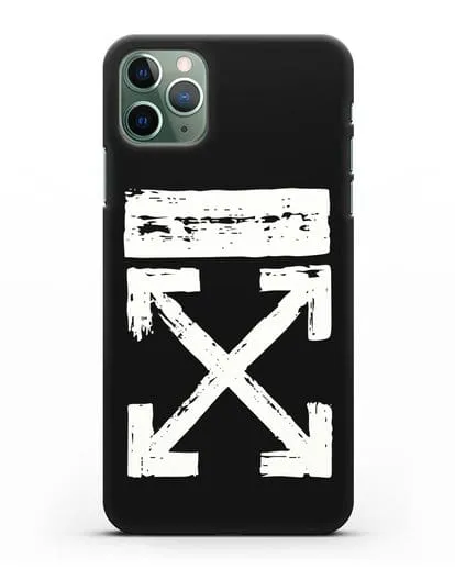 Чехол с логотипом Off White Style силиконовый для iPhone 11 Pro