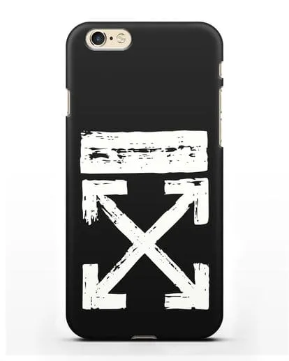 Чехол с логотипом Off White Style силиконовый для iPhone 6