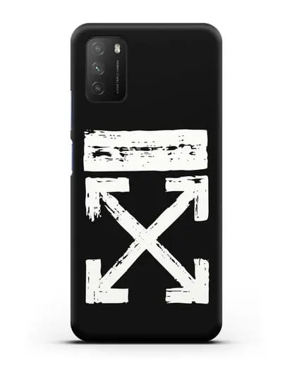 Чехол с логотипом Off White Style силиконовый для Xiaomi Poco M3