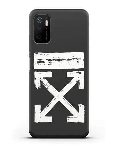 Чехол с логотипом Off White Style силиконовый для Xiaomi Poco M3 Pro