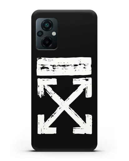 Чехол с логотипом Off White Style силиконовый для Xiaomi Poco M5