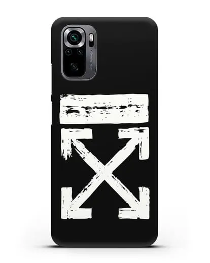 Чехол с логотипом Off White Style силиконовый для Xiaomi Poco M5s