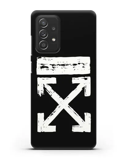 Чехол с логотипом Off White Style силиконовый для Samsung Galaxy A53