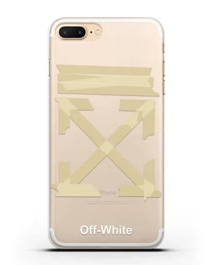 Чехол Off White Tape Arrows силиконовый для iPhone 7 Plus