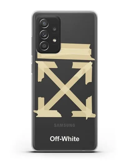 Чехол Off White Tape Arrows силиконовый для Samsung Galaxy A53