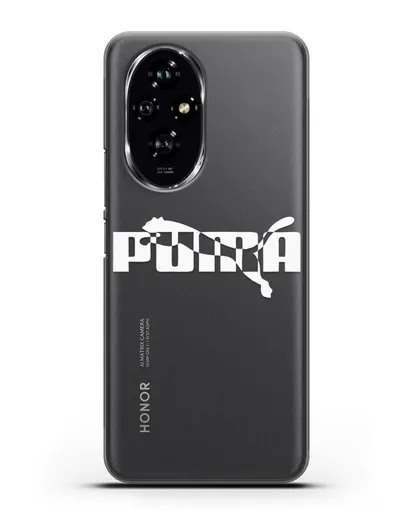 Чехол с логотипом Puma силиконовый для Honor 200