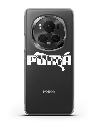 Чехол с логотипом Puma силиконовый для Honor Magic 6 Pro