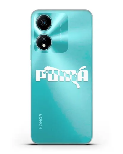 Чехол с логотипом Puma силиконовый для Honor X5 Plus
