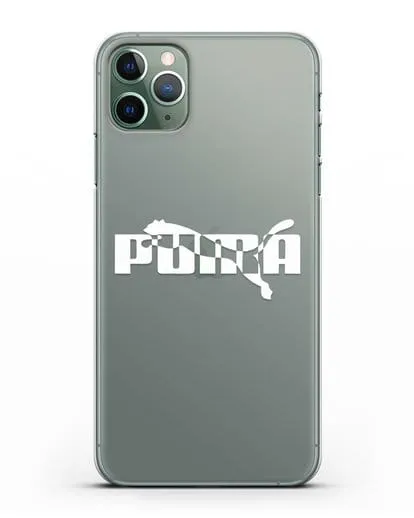 Чехол с логотипом Puma силиконовый для iPhone 11 Pro Max