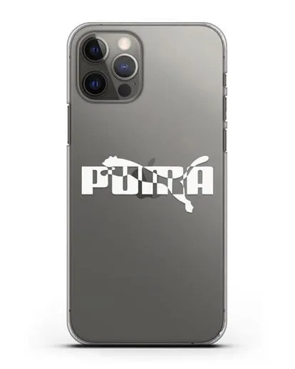 Чехол с логотипом Puma силиконовый для iPhone 12 Pro