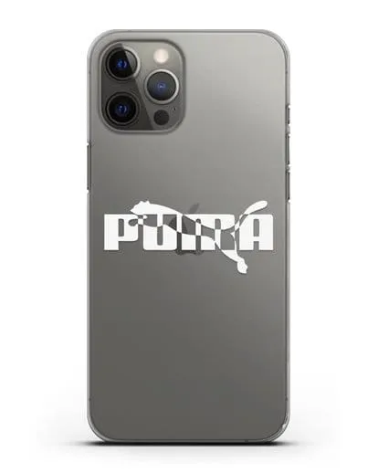 Чехол с логотипом Puma силиконовый для iPhone 12 Pro Max