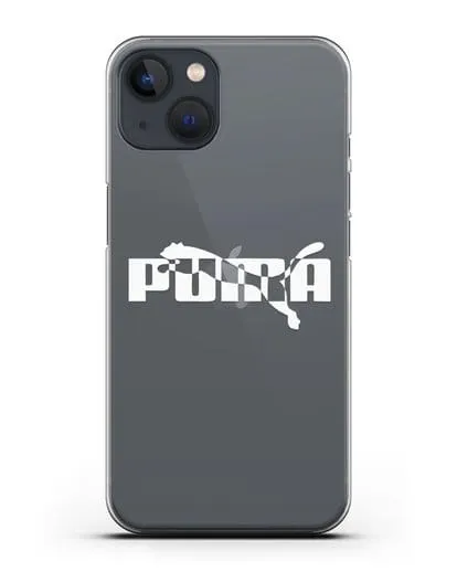 Чехол с логотипом Puma силиконовый для iPhone 13 Mini