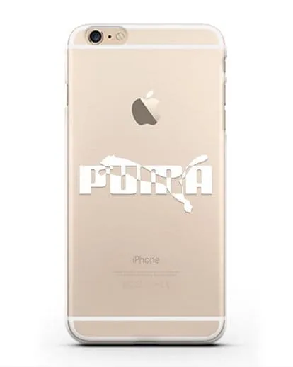Чехол с логотипом Puma силиконовый для iPhone 6s Plus
