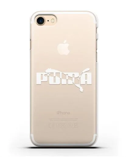 Чехол с логотипом Puma силиконовый для iPhone 7