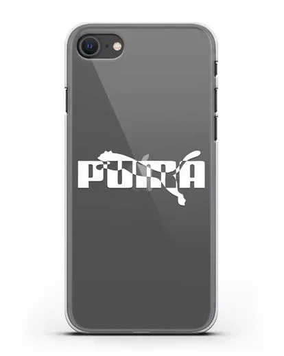 Чехол с логотипом Puma силиконовый для iPhone SE 2020