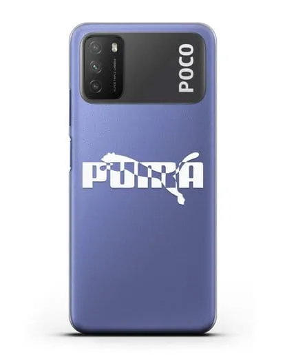 Чехол с логотипом Puma силиконовый для Xiaomi Poco M3