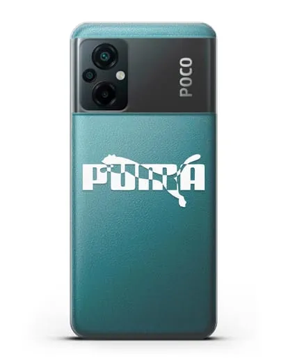 Чехол с логотипом Puma силиконовый для Xiaomi Poco M5