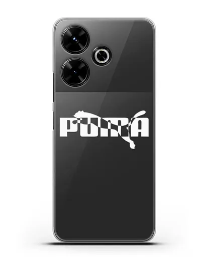 Чехол с логотипом Puma силиконовый для Xiaomi Poco M6
