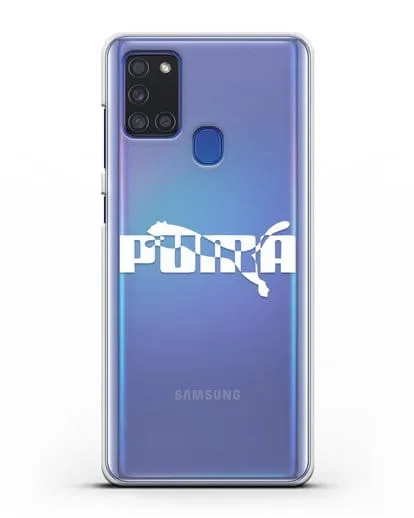 Чехол с логотипом Puma силиконовый для Samsung Galaxy A21s [SM-A217F]