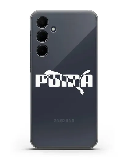 Чехол с логотипом Puma силиконовый для Samsung Galaxy A35 [SM-A356]