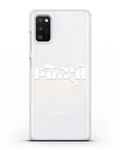 Чехол с логотипом Puma силиконовый для Samsung Galaxy A41 [SM-A415F]