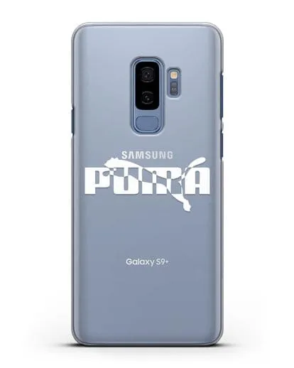 Чехол с логотипом Puma силиконовый для Samsung Galaxy S9 Plus [SM-G965F]