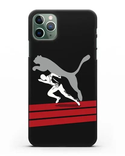 Чехол с рисунком Puma силиконовый для iPhone 11 Pro Max