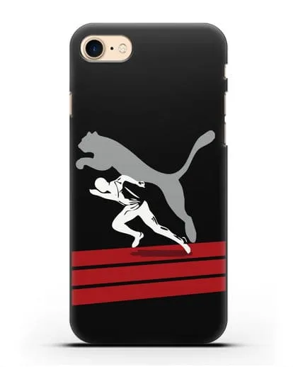 Чехол с рисунком Puma силиконовый для iPhone 7