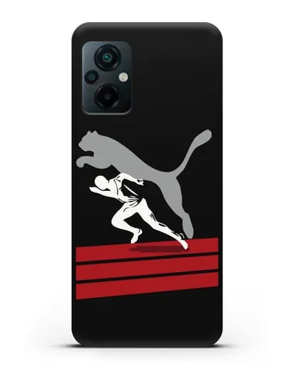 Чехол с рисунком Puma силиконовый для Xiaomi Poco M5