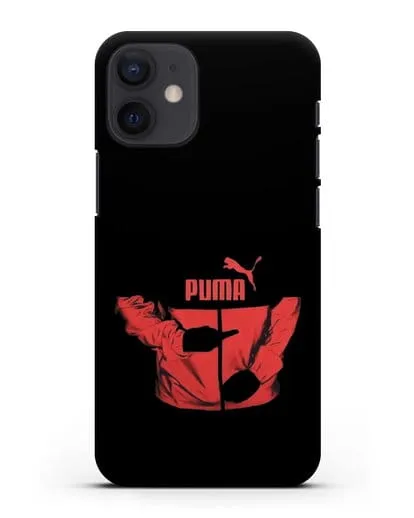 Чехол с символикой Puma силиконовый для iPhone 12 mini