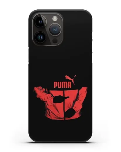 Чехол с символикой Puma силиконовый для iPhone 14 Pro Max