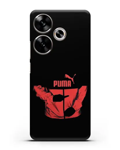 Чехол с символикой Puma силиконовый для Xiaomi Poco F6