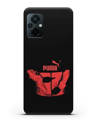 Чехол с символикой Puma силиконовый для Xiaomi Poco M5