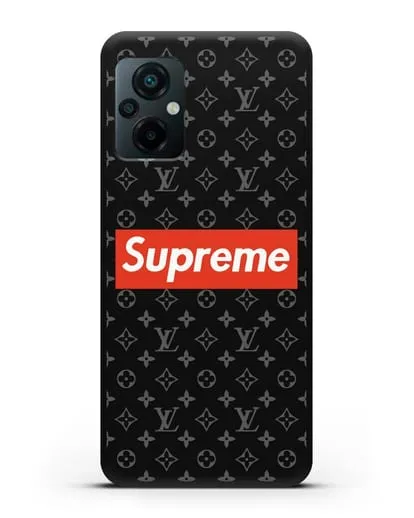 Чехол с логотипом Supreme силиконовый для Xiaomi Poco M5