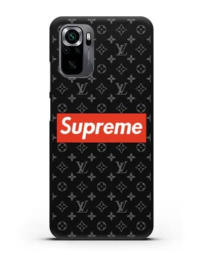 Чехол с логотипом Supreme силиконовый для Xiaomi Poco M5s