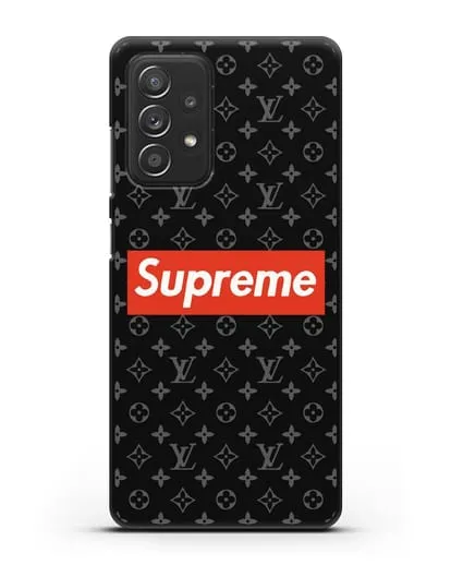 Чехол с логотипом Supreme силиконовый для Samsung Galaxy A53