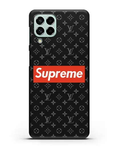 Чехол с логотипом Supreme силиконовый для Samsung Galaxy M53 [SM-M536]