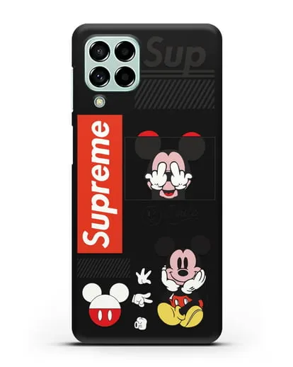 Чехол Supreme Mickey Mouse силиконовый для Samsung Galaxy M53 [SM-M536]