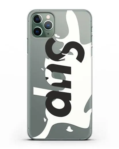 Чехол с надписью Sup силиконовый для iPhone 11 Pro