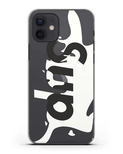 Чехол с надписью Sup силиконовый для iPhone 12