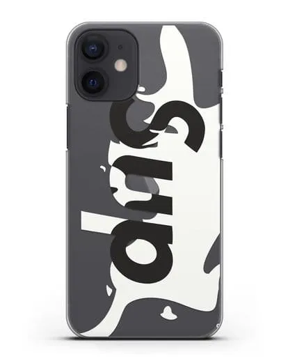 Чехол с надписью Sup силиконовый для iPhone 12 mini