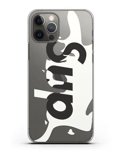 Чехол с надписью Sup силиконовый для iPhone 12 Pro