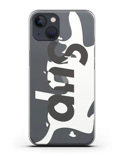 Чехол с надписью Sup силиконовый для iPhone 13