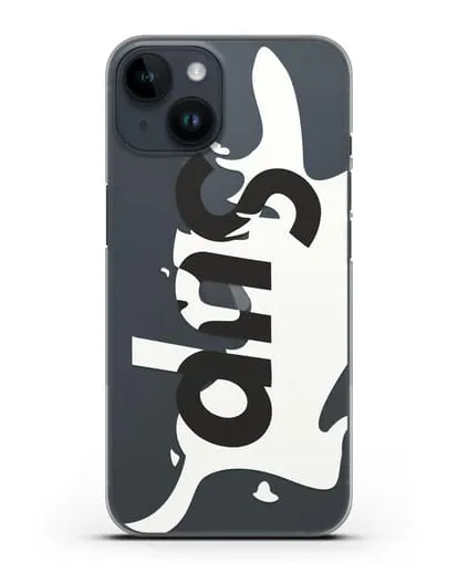 Чехол с надписью Sup силиконовый для iPhone 14