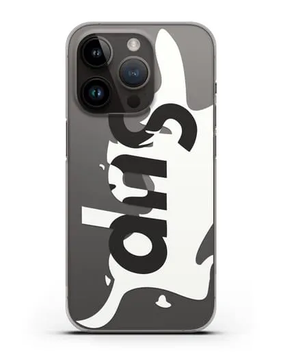 Чехол с надписью Sup силиконовый для iPhone 14 Pro