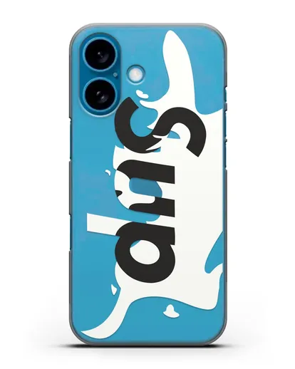 Чехол с надписью Sup силиконовый для iPhone 16